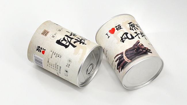 密封食品纸罐