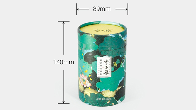 食品纸筒包装的尺寸可以定制吗？