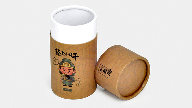 可以用圆筒纸罐装饼干吗？