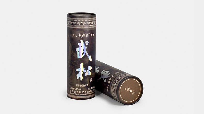 这款圆形酒盒包装很特别