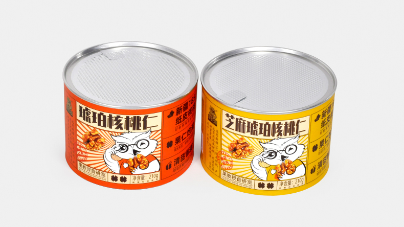 休闲零食用哪一种纸罐包装更好呢？