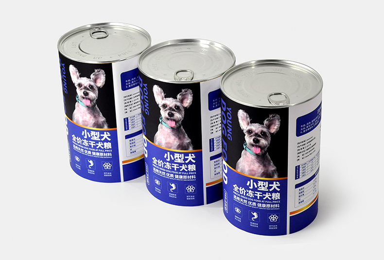 想不到宠物食品也可以用纸罐包装