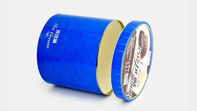 伊利冰淇淋纸筒包装