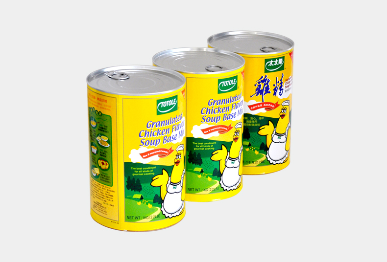 太太乐鸡精纸罐