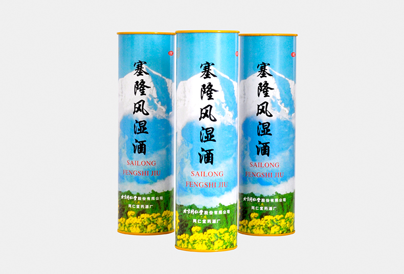 同仁堂壮骨酒纸筒