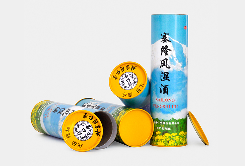 同仁堂壮骨酒纸筒