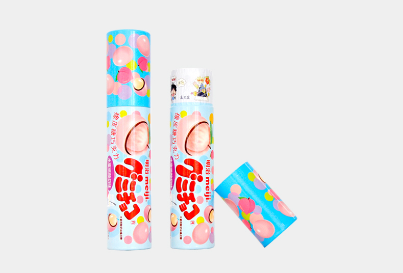 明治橡皮糖巧克力纸筒