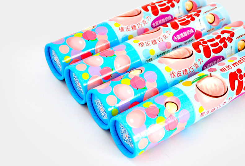 明治橡皮糖巧克力纸筒