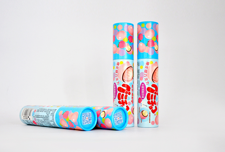 明治橡皮糖巧克力纸筒