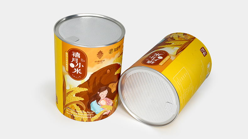 杂粮小米纸罐包装
