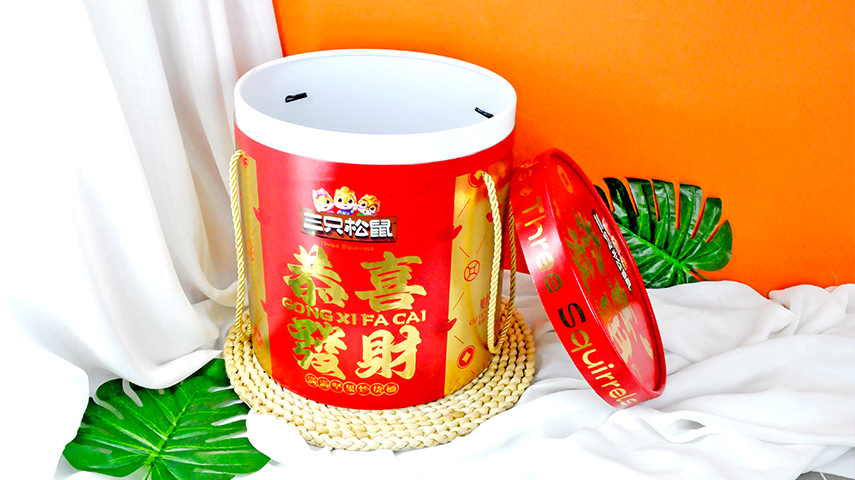 圆形礼品纸桶包装