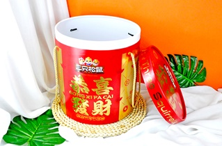 圆形礼品纸桶包装