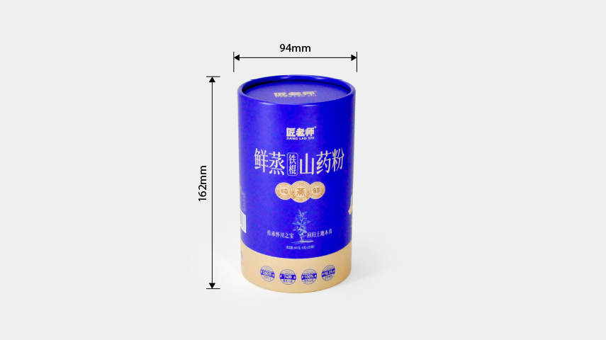 山药粉纸罐包装