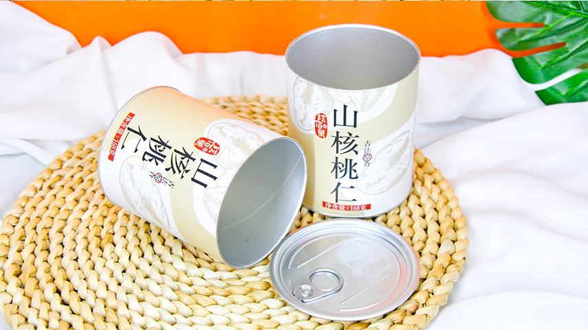 坚果食品纸罐包装
