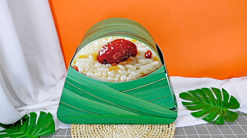 圆形粽子礼盒包装 圆形粽子礼盒包装