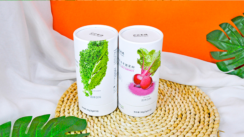 蔬菜粉纸罐包装