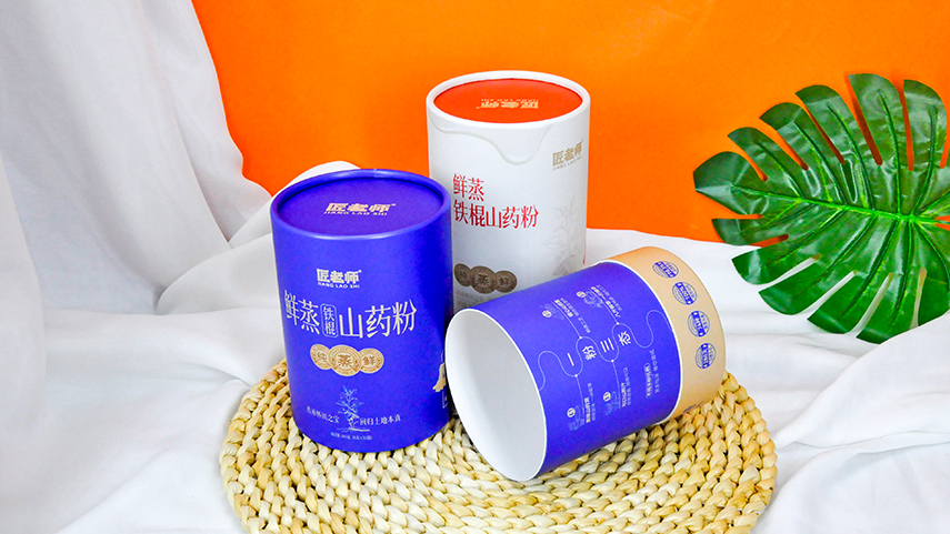 山药粉纸罐包装