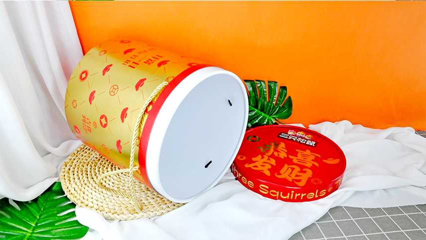 零食抱抱桶礼盒包装