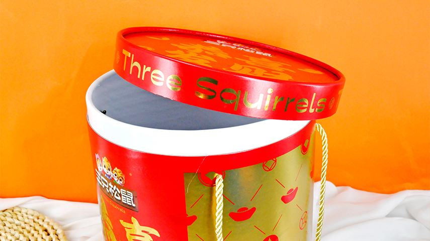 零食抱抱桶礼盒包装