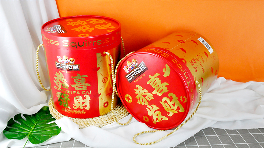 零食抱抱桶礼盒包装