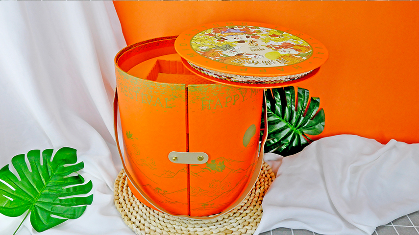 圆筒月饼礼盒包装