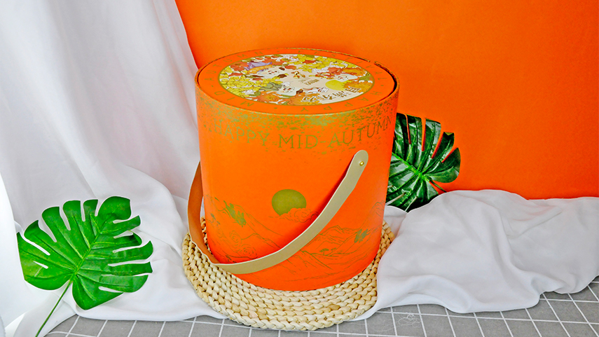 圆筒月饼礼盒包装