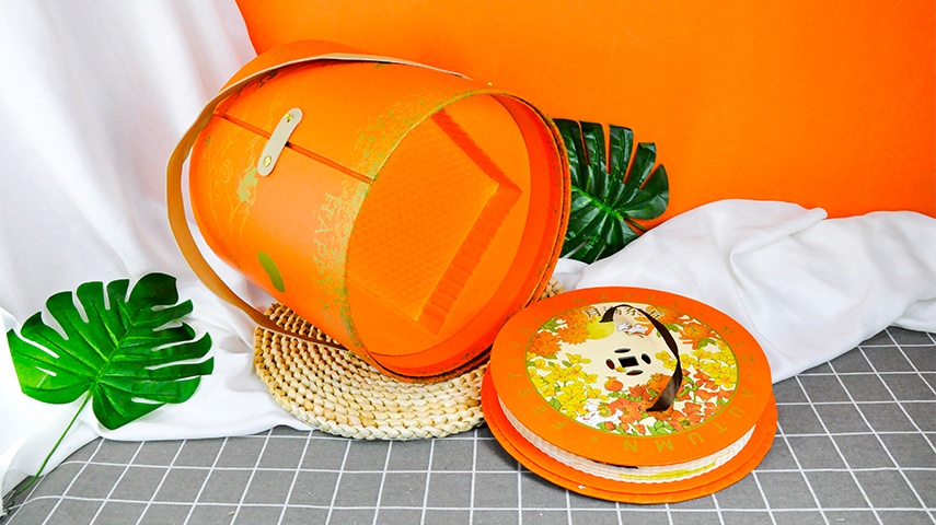 圆筒月饼礼盒包装