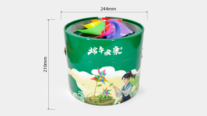 风车礼品纸筒包装