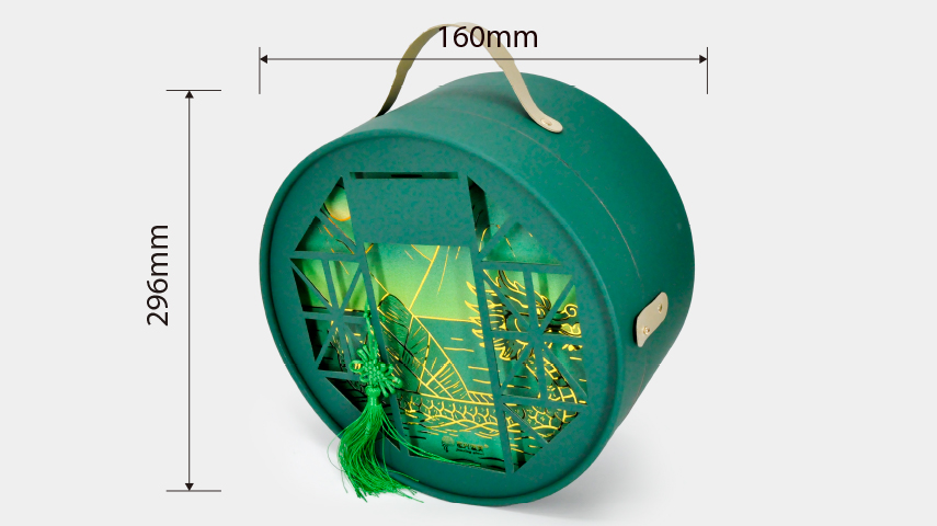 镂空礼品纸筒包装