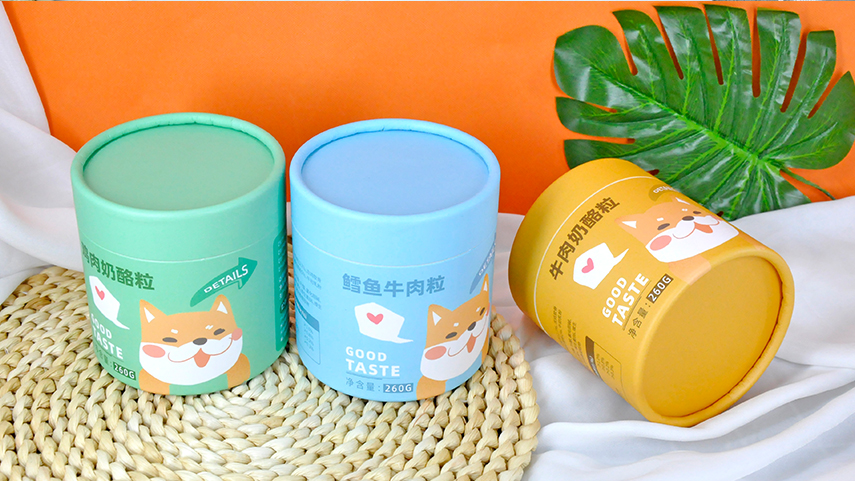 宠物食品纸筒包装