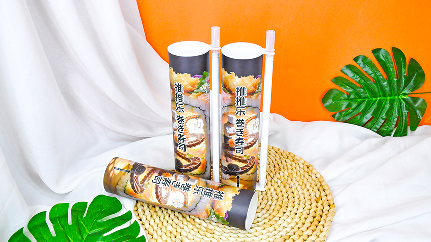 推推乐寿司纸罐包装